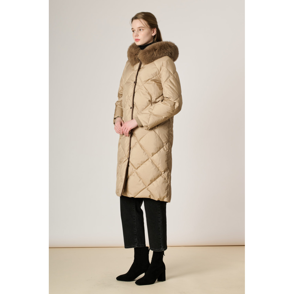 BCBG 비씨비지 BCBG 퀼팅 구스다운 B3WAF822 383144