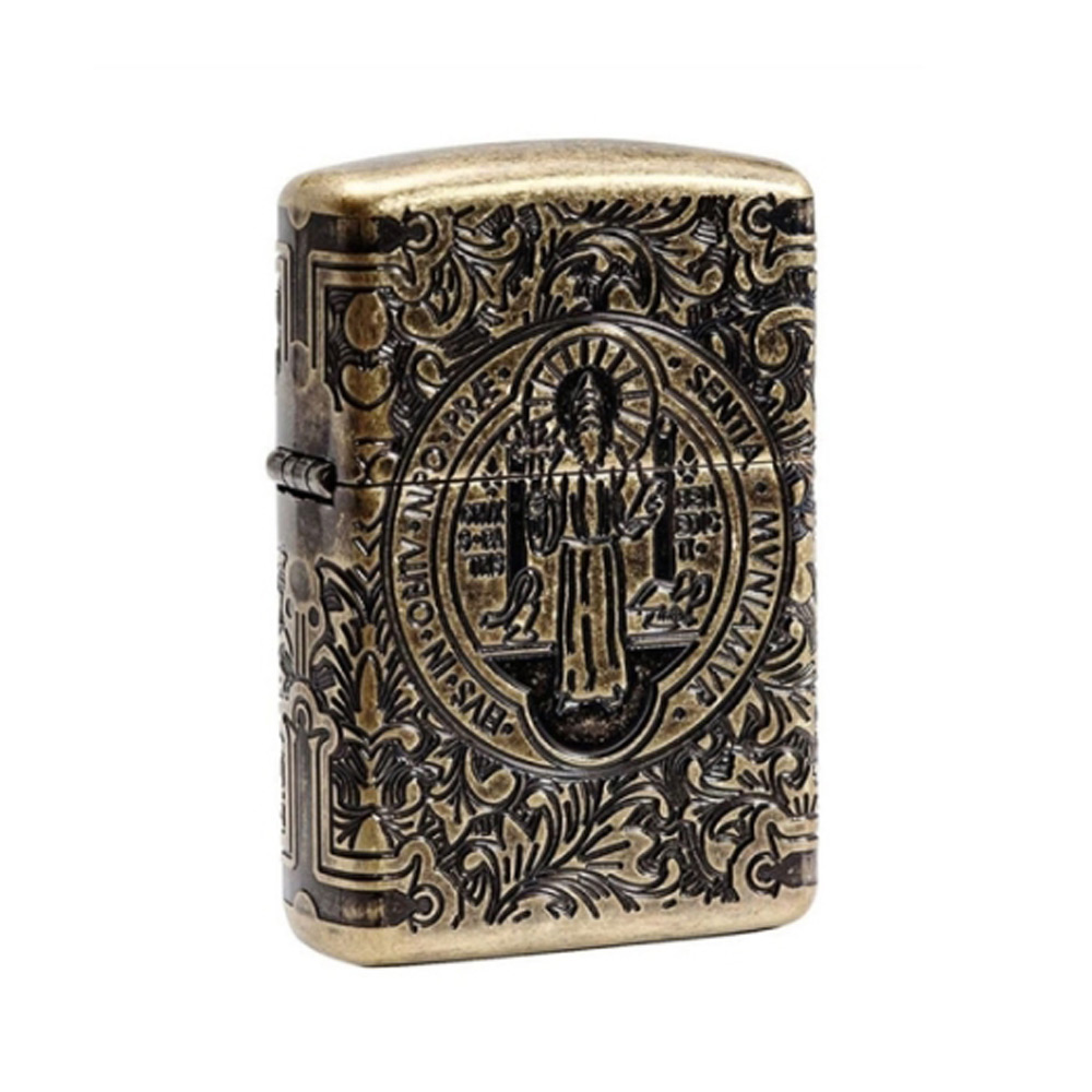 지포 ZIPPO 지포라이터정품 고급형 29719 콘스탄틴 공식디자인 st Benedict Design 선물