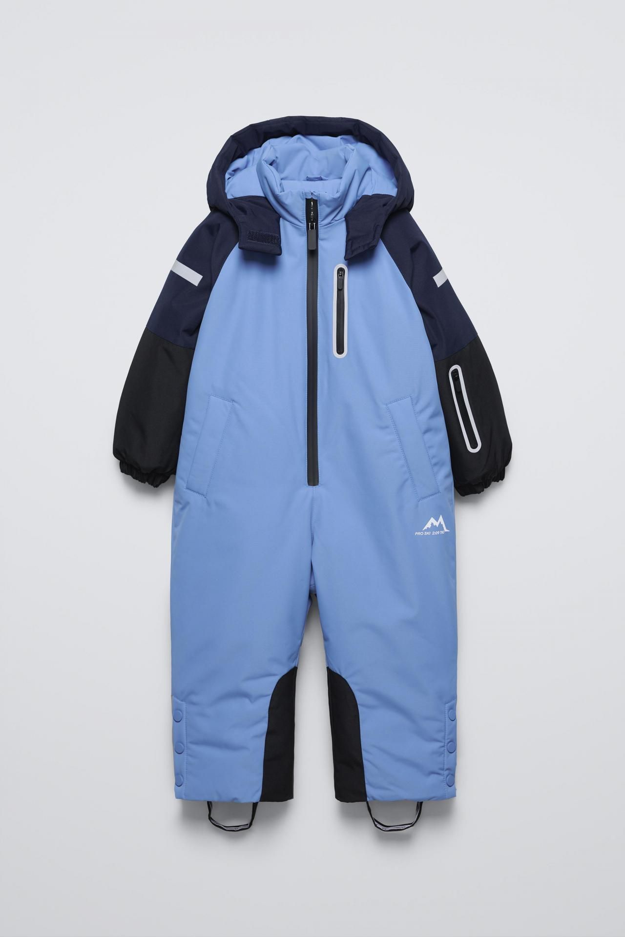 자라 자라 키즈 ZARA KIDS 방수 방풍 스키 컬렉션 후드 점프수트316414 2 세 92 cm
