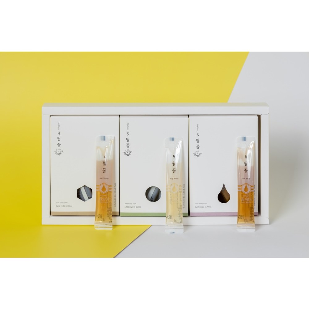 이삭꿀송이 이삭꿀벌농원 꿀스틱선물세트 30개 12g