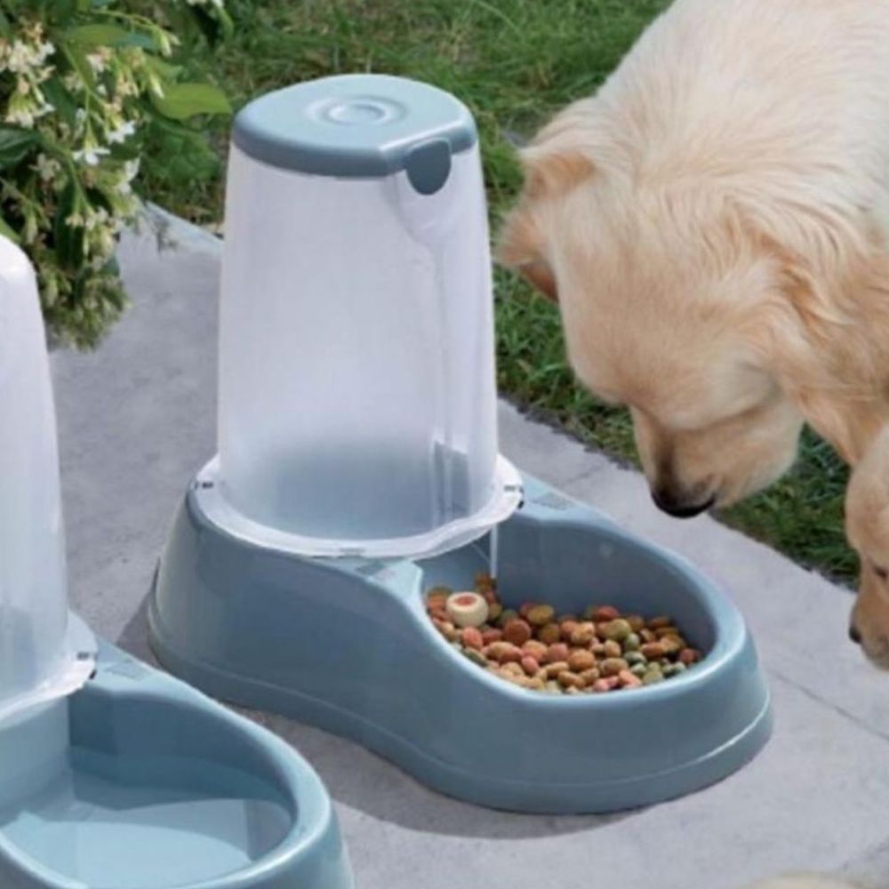 SP 개 고양이 반자동 사료 급식기 3 5L 펫 캣 1개 빛을그리다쿠팡