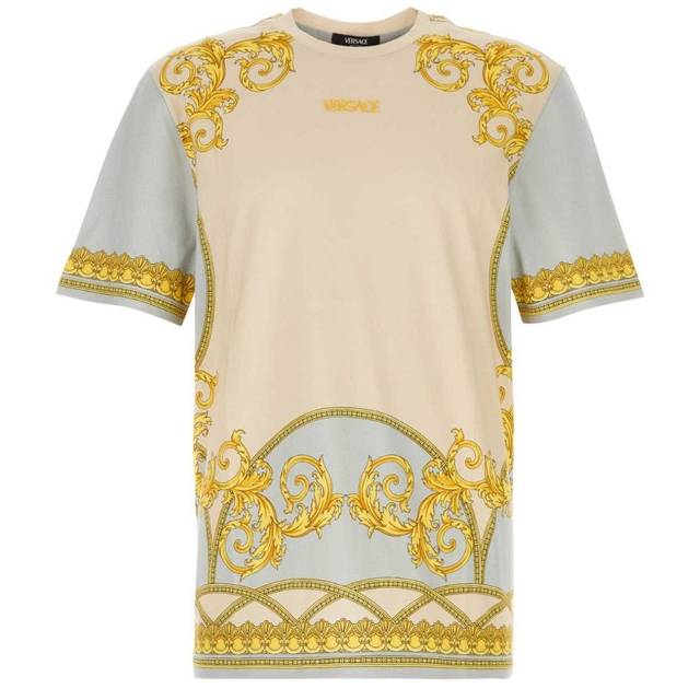 베르사체 24FW 베르사체 탑 PRINTED Printed cotton t shirt 포함가 1016294 5E350