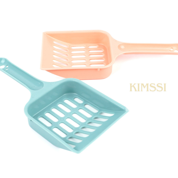 김씨네추천샵 고양이 배변처리용 삽 고양이화장실모래삽 배변통 1개
