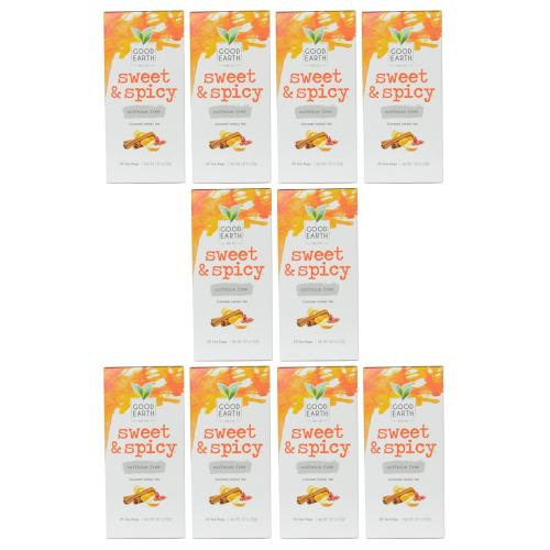 굿 어스 25ct 스위트 앤 스파이시 카페인 프리 허브 티 10팩