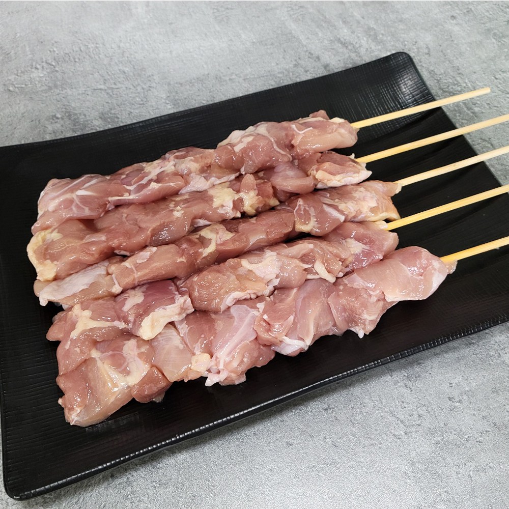 꼬치마트 공장직영 수제 순살 닭꼬치 30개 125g