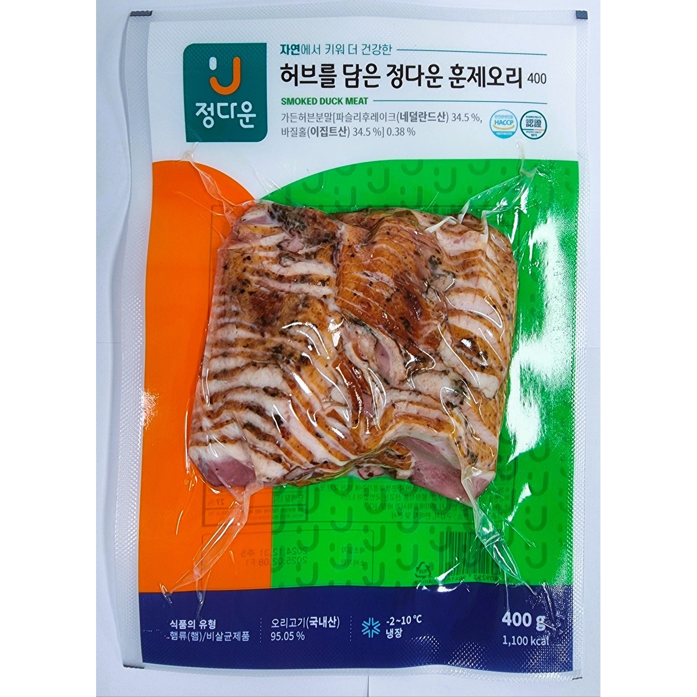 정다운 정다운 허브를담은 정다운 훈제오리 400g 1개