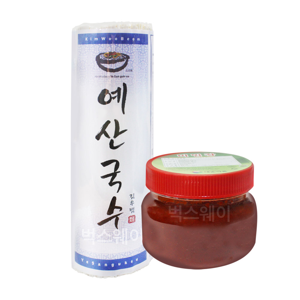 예산국수 소면 1 1kg 대운 비빔장 500g 1개
