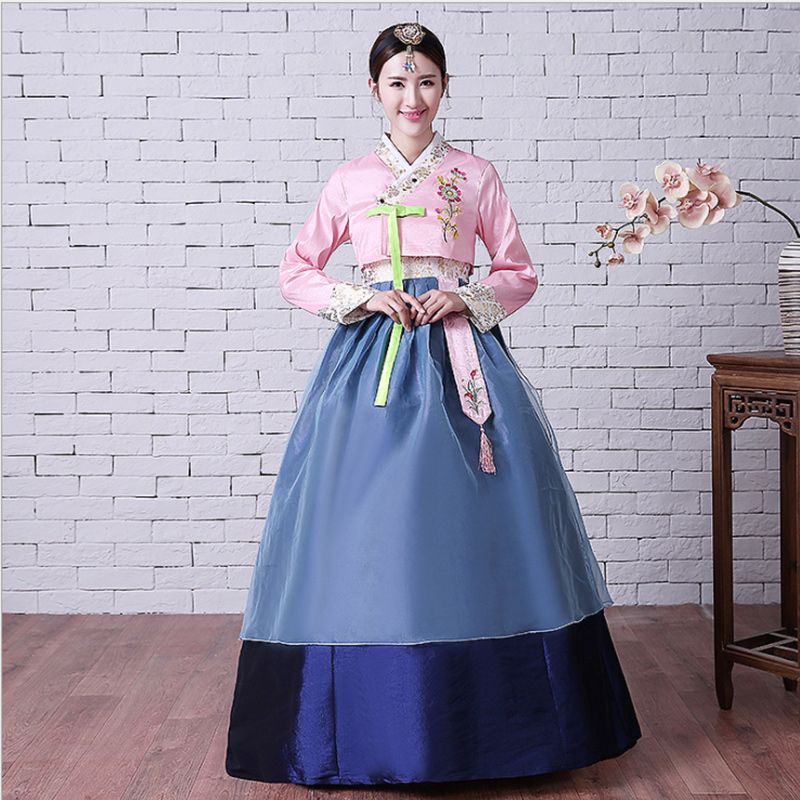 여성 한복 전통 설 명절 추석 개량 결혼식 드레스 민속 의상 무대 춤 03 AndPurpleDress S