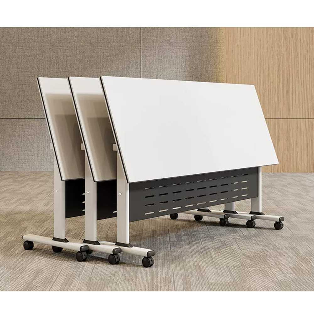 접이식 테이블 강의실 책상 세미나 컬러 교육 회의 x500Dx750H 1200W