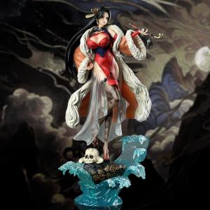 원피스 보아 핸콕 애니메이션 주변기기 Gk 국가 스타일 치파오 황후 보아 핸콕 조각상 모델 입상 장식 최