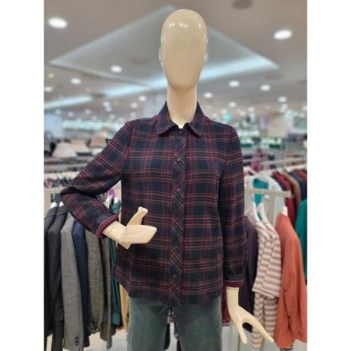크로커다일레이디 풀오픈 아우터형 체크 셔츠 크로커다일 레이디 CLDWBL204