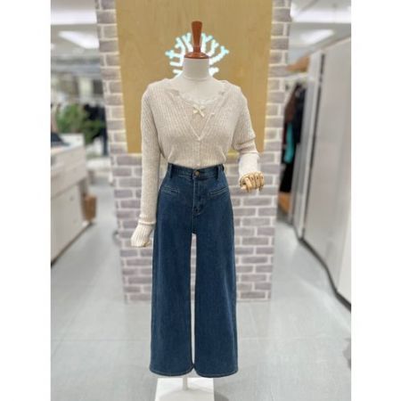 레코브 레코브 일자핏 기모 데님팬츠 LC61DZDP552X