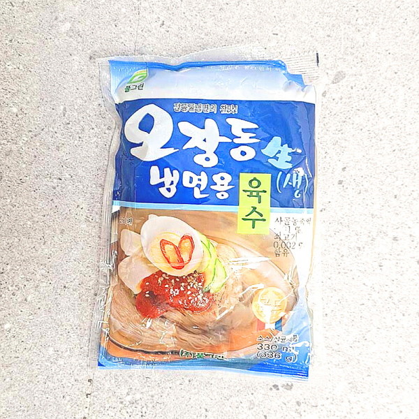 풀그린 FULGREEN 주 풀그린 업소용 오장동 냉면육수330ml 30봉 연길냉면 중국당면