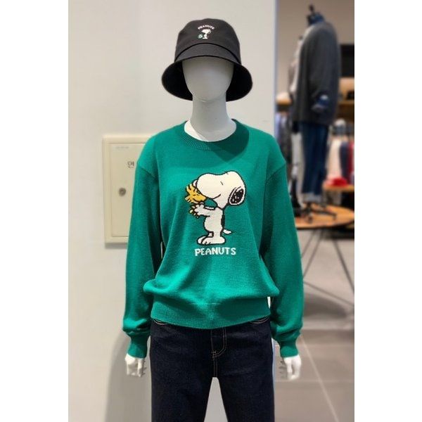 클라이드앤 클라이드앤 클라이드 여성 스누피 니트티셔츠 FNDSW971F