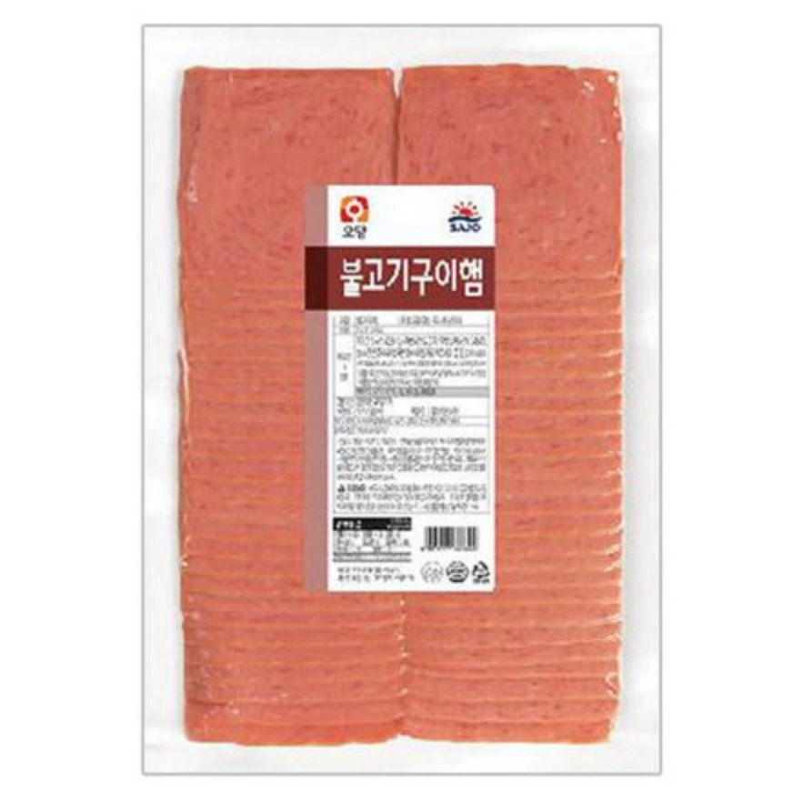 사조 요기푸드 사조오양 불고기 슬라이스햄 1kg 2kg 1개