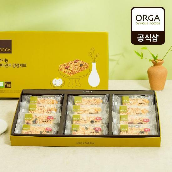 G 25년 설 올가 유기농 현미견과 강정세트 1box