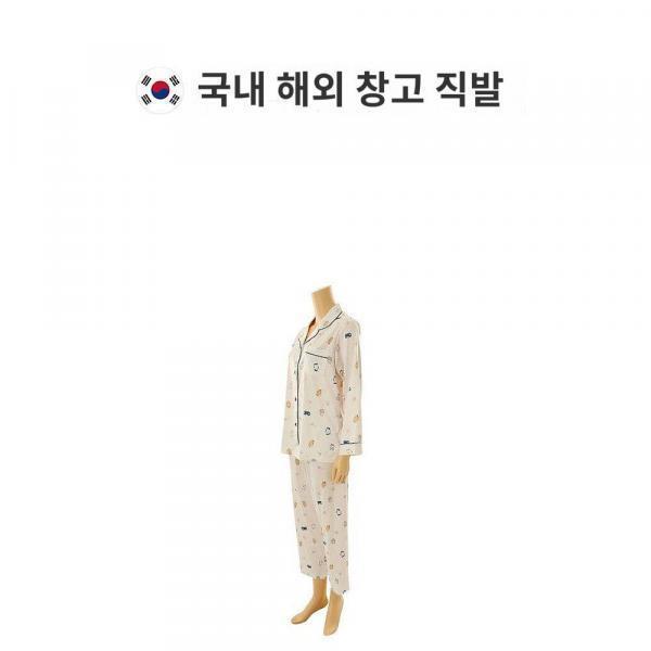 여행 실내 우정잠옷 집순이 무난한 광택 잠옷 세트