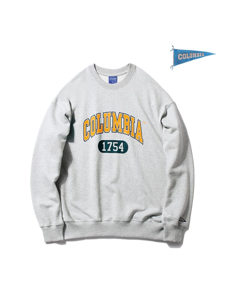 컬럼비아유니버시티 컬럼비아 유니버시티 1754 ARCH LOGO SWEATSHIRTS M그레이 앤틱실버 CIS3UTMT205-UMG