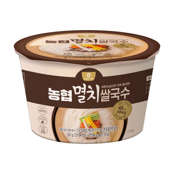 농협 국산멸치 쌀국수 92g 컵 12입 1박스