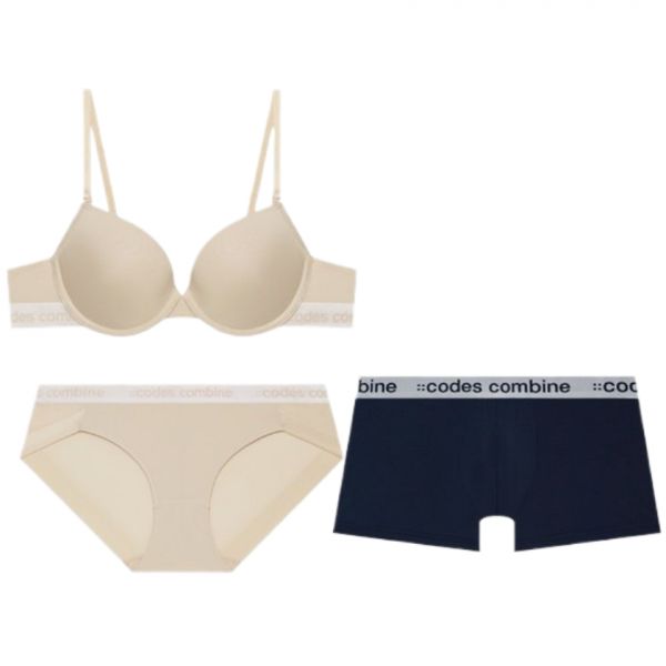 코데즈컴바인이너웨어 코데즈컴바인 이너웨어 남여커플속옷세트 85B 95 100 CDWBRBPDR561SKNY 352302