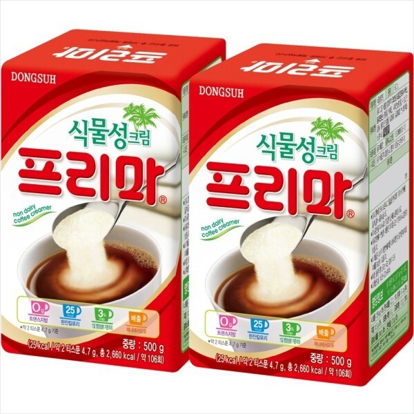 동서식품 동서식품 프리마 동서 프리마 500gx2개 - 2세트구매시 1000원 할인x넉넉한 유통기한