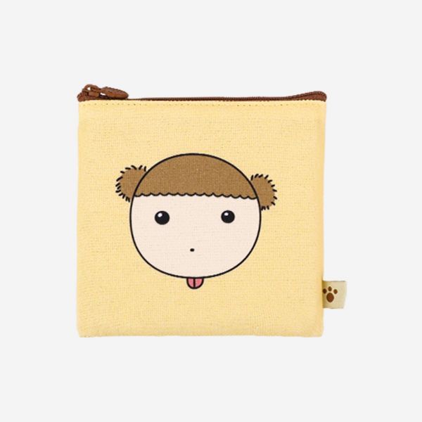 마루는강쥐 플랫 사각파우치 메롱마루 Maru is a Puppy Flat Square Pouch MelongMaru