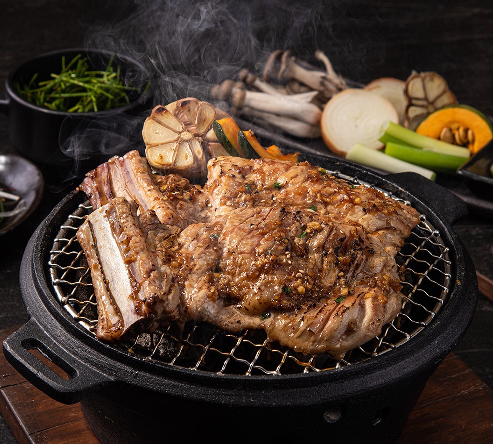 숯불 양념돼지갈비 구이 1kg 프리미엄 원육 1개