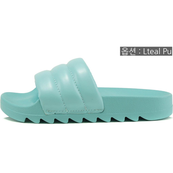 디에프디인터내셔날 Soda 소다 BETWEEN Women Flat Open Toe Single Plush Wide Strap With Fashion Footbed Slide S