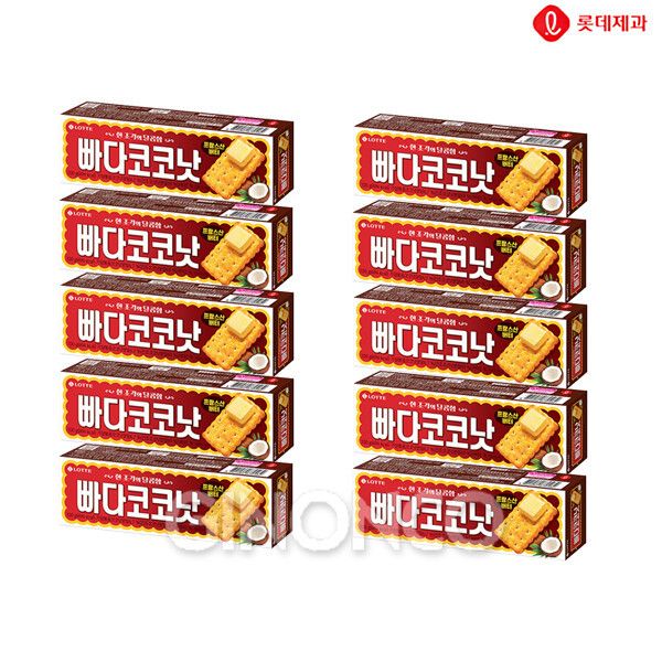 빠다코코낫 100g x10 옛날과자 추억의과자 파티 비스켓 쿠키 10개
