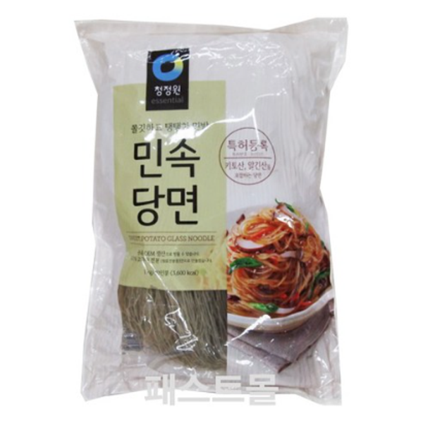 한밭식품 청정원 청정원 민속당면 1kg 6개