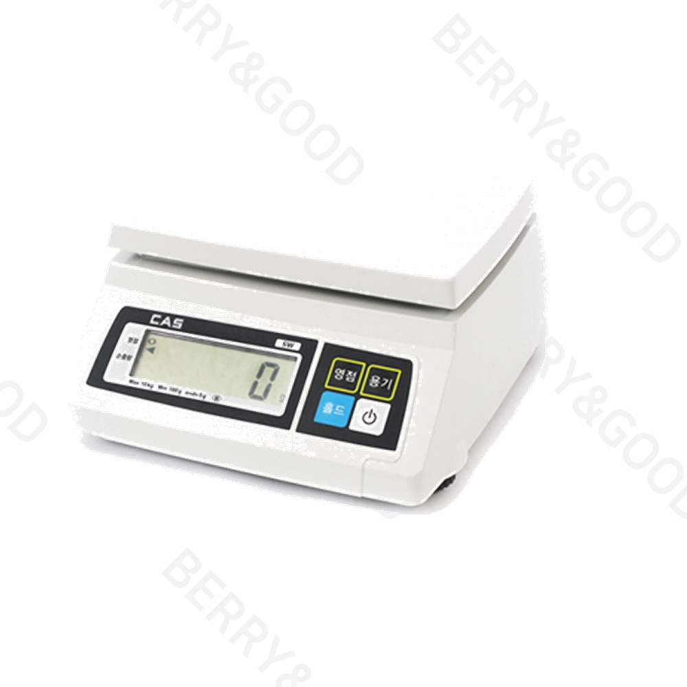 CAS CAS 품질보증 CAS 카스 전자저울 2kg 1g 주방 디지털 산업용 업소용 제빵 SW-1S SW-02100