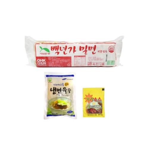 UNKNOWN UNKNOWN 옥천 밀면 10인분 풍원골드육수10봉 겨자소스10 냉면