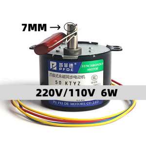 110V 모터 1RPM 영구 포지티브 제어 감속기 네거티브 모터 반전 AC 동기 5RPM 50KTYZ