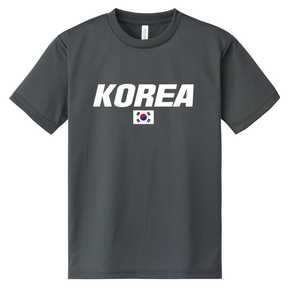 기능성 티셔츠 SEOUL KOREA 로카 코리아 반팔 쿨링 M 챠콜