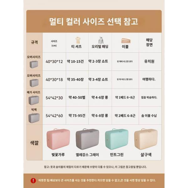 이불 수납 파우치 진공 압축 파우치 패딩 옷 솜 이불 전용 도톰한 파우치 수납 정리 신기