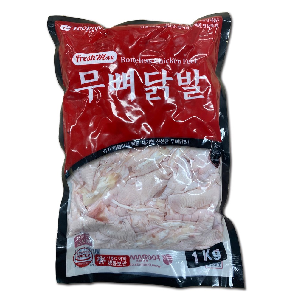 푸드맥스 푸드맥스 닭발 원료 무뼈닭발 1kg 1개