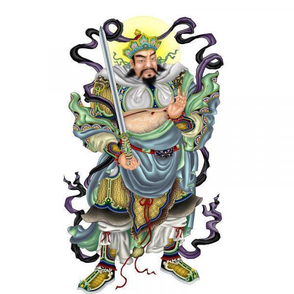 선명결연사대천왕화상남성장천왕화상인화지양면필름 제작가능