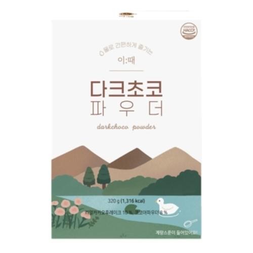 대호식품 이때 다크초코 파우더 분말 320g
