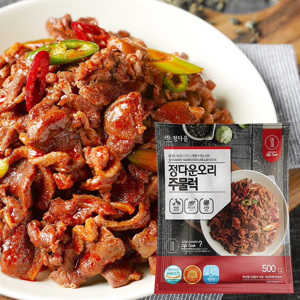 정다운 정다운 정다운오리 주물럭 500g 1개