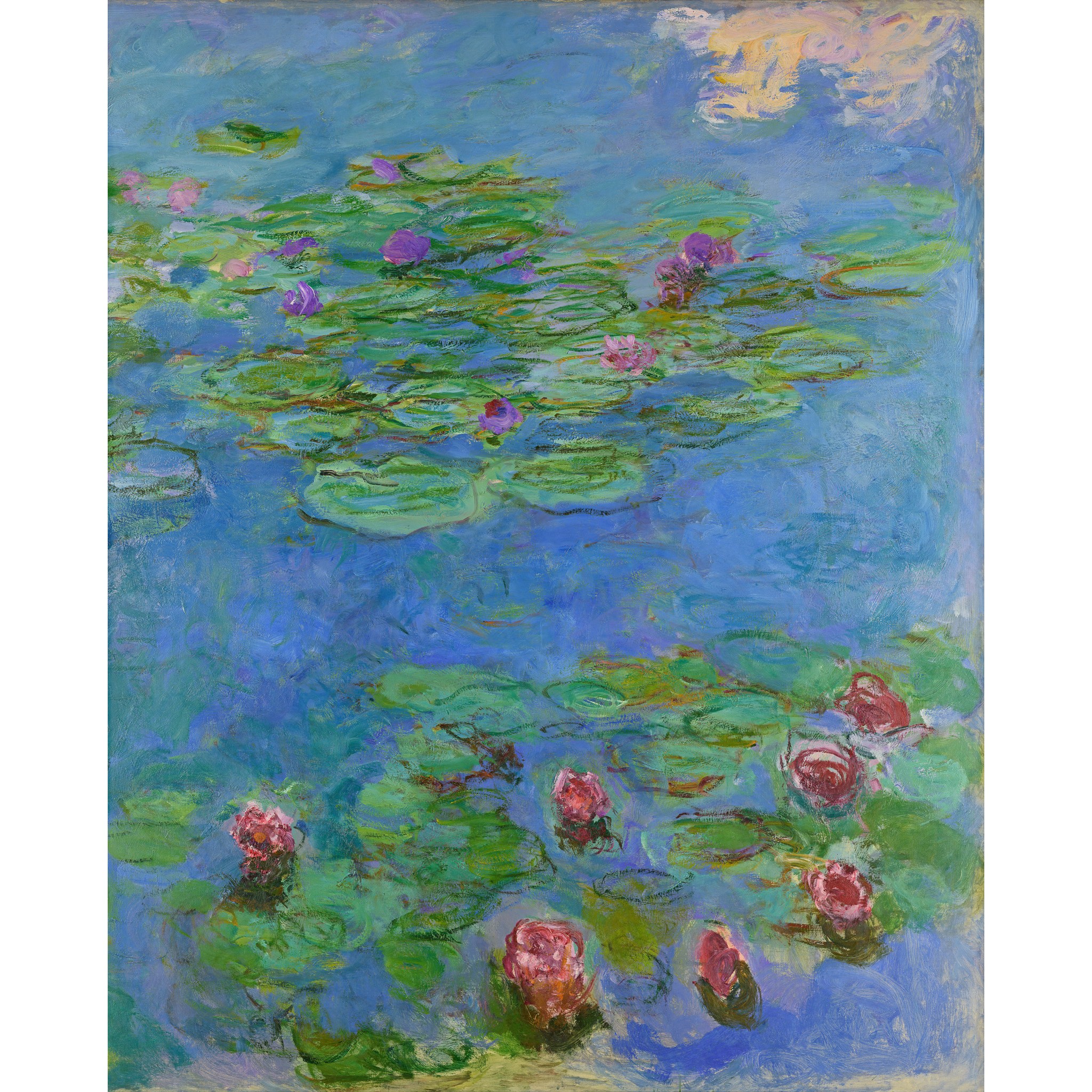 Water Lilies 편집아트포스터 감성선물 모네 그림만 매트지 A5 1개 A5 1914-17
