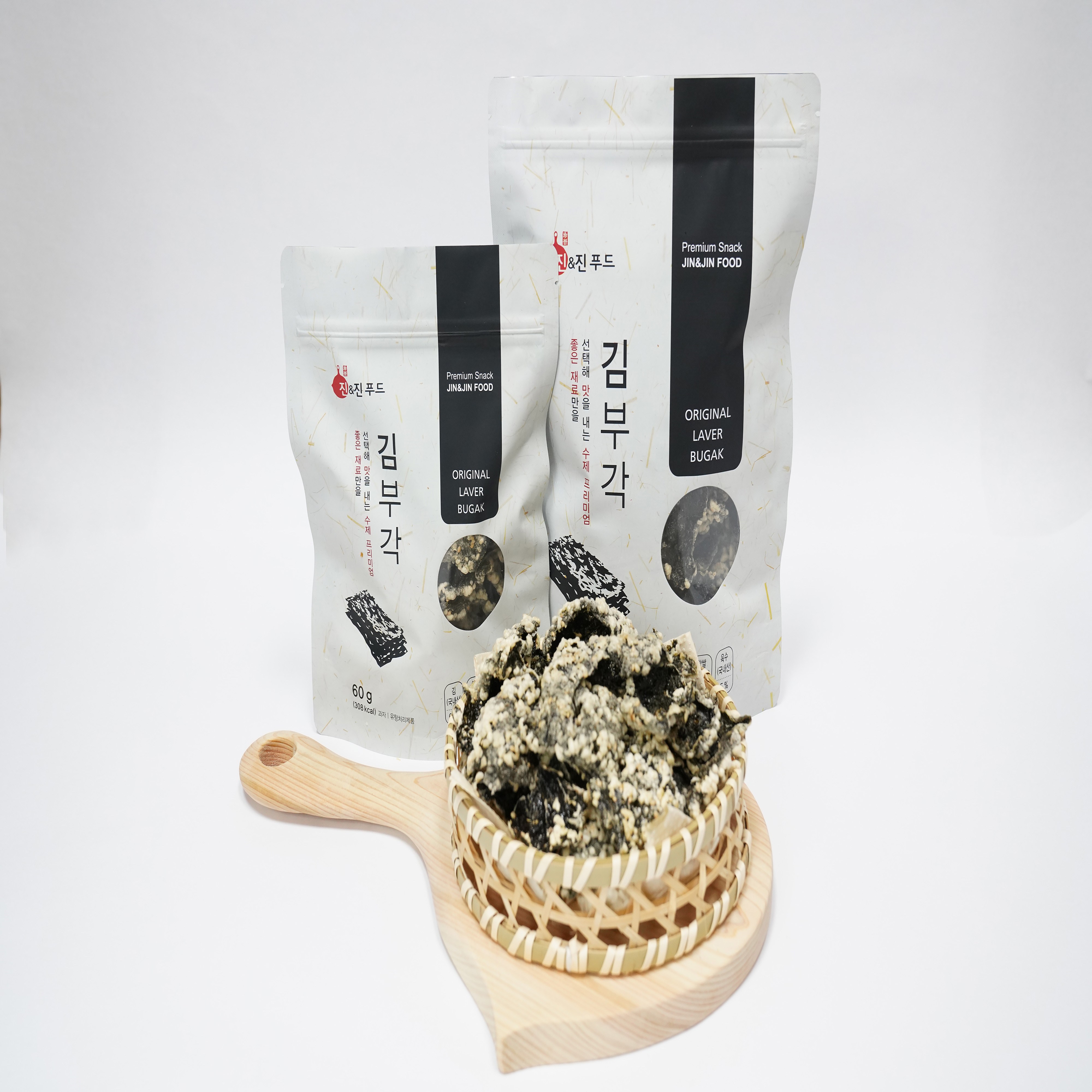 진 진푸드 진앤진푸드 6시 내고향 수제 프리미엄 김부각 50g 110g 1개
