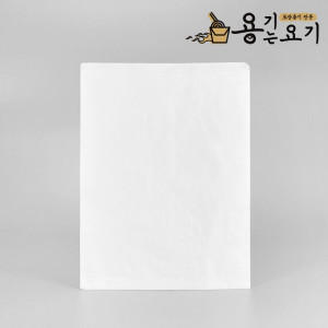 용기는요기 무지 1호 6호 백상 종이봉투 디저트봉투 무지봉투 식품봉투 군밤 붕어빵 군고구마 봉투
