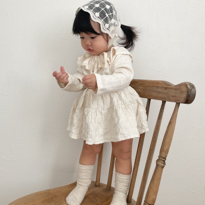 미미 미미 링클캉스커트 25봄 베베 유아 멜빵치마 데일리