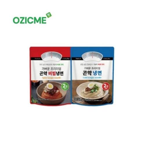 오직미 면삶지않고 바로먹는 즉석 대신곤약냉면 10개 물 비빔