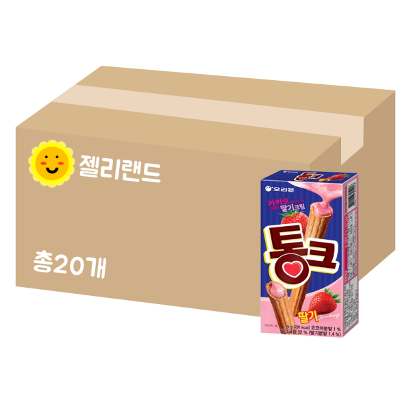 오리온 통크 딸기 45g X 20개 1BOX