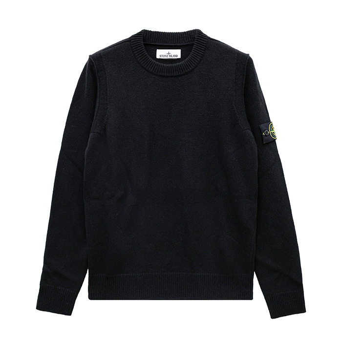 스톤아일랜드 스톤아일랜드 STONE ISLAND 와펜 패치 라이트 퓨어 울 남성 니트 8115510C4 A0029
