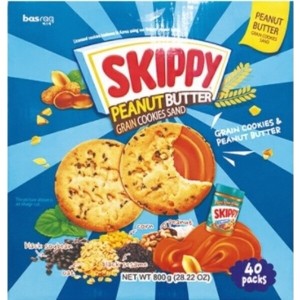 스키피 코스트코 스키피 그레인 땅콩 쿠키 샌드 800g x 1개 20g x 40봉