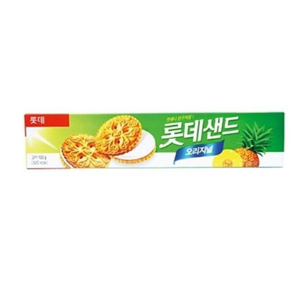 롯데제과 롯데샌드 오리지널 100g 5개묶음 과자 RG6900R5