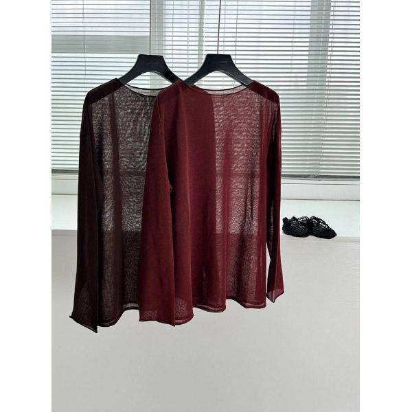 대창사 실크 린넨혼방 롤업 나그랑 앙고라 스몰 블라우스 스웨터녀
