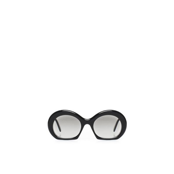 LOEWE 오벌 프레임 선글라스 01B 43378033 LW40077I